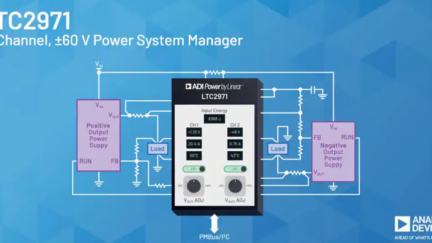 LTC2971 2-Channel ±60 V Power System Manager