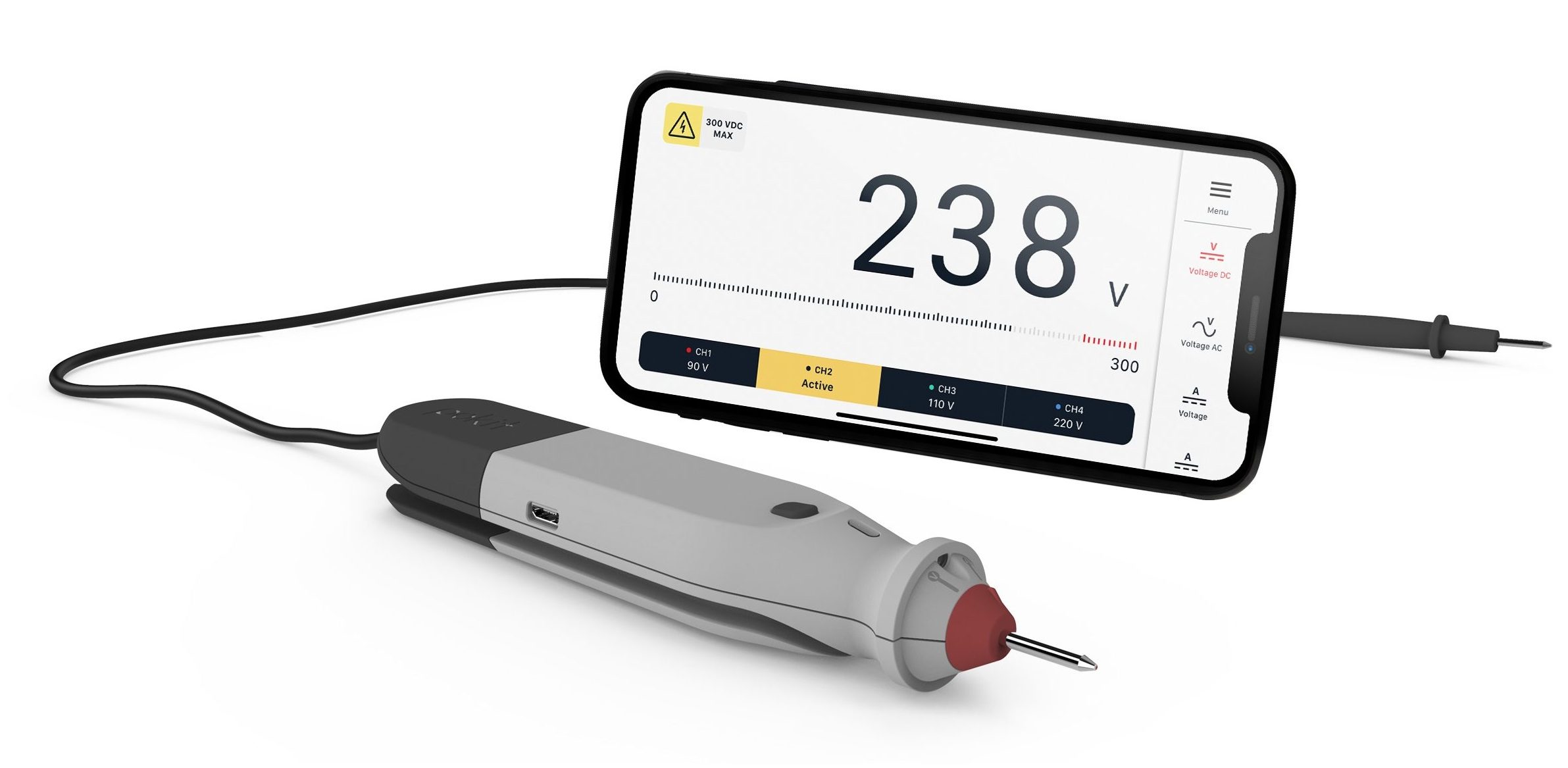 Pokit Pro is World’s Smallest Wireless Multimeter, Oscilloscope, and Logger