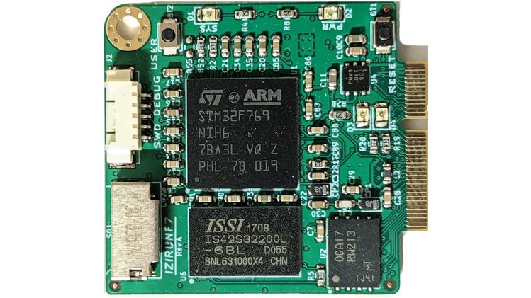 IZIRUN – Compact, modular, and open STM32 dev boards in M.2 format