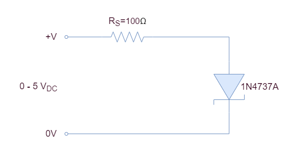 Forward-biased Zener Diode