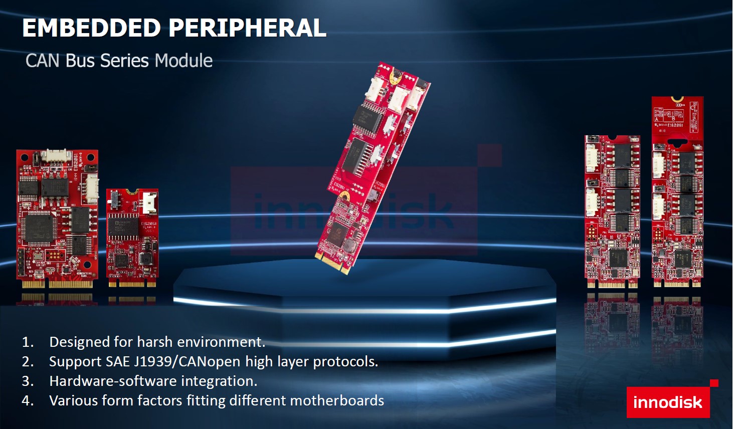 Innodisk Releases CAN Bus Modules for Unmanned Smart Systems Innodisk Releases CAN Bus Modules for Unmanned Smart Systems