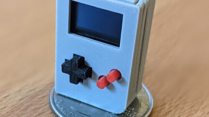 Arduboy Nano: The Arduboy game shrunk to less than an inch!