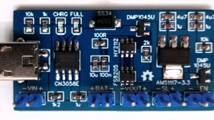LiFePO4 Charger Board based on CN3058E