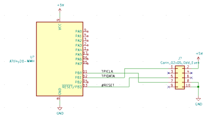 Programming TPI AVRs using USBASP Programmer