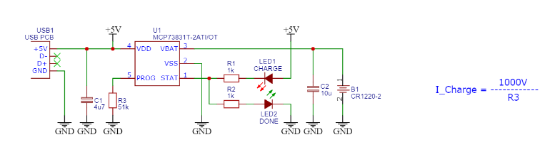 LIR1220 Battery Charger plugs in USB