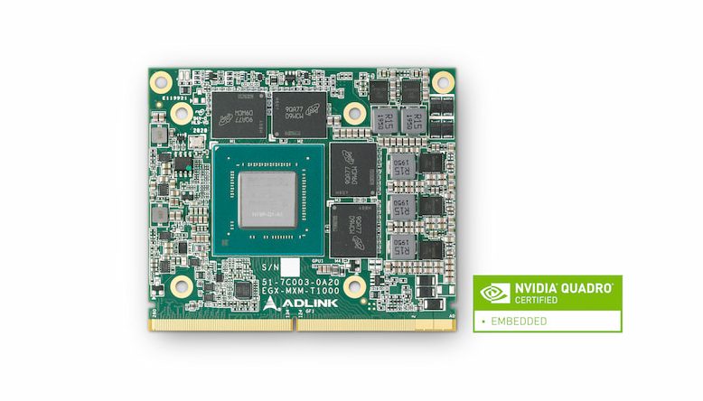 ADLINK Releases Industry-first Embedded MXM Graphics Modules on NVIDIA Turing™ Architecture