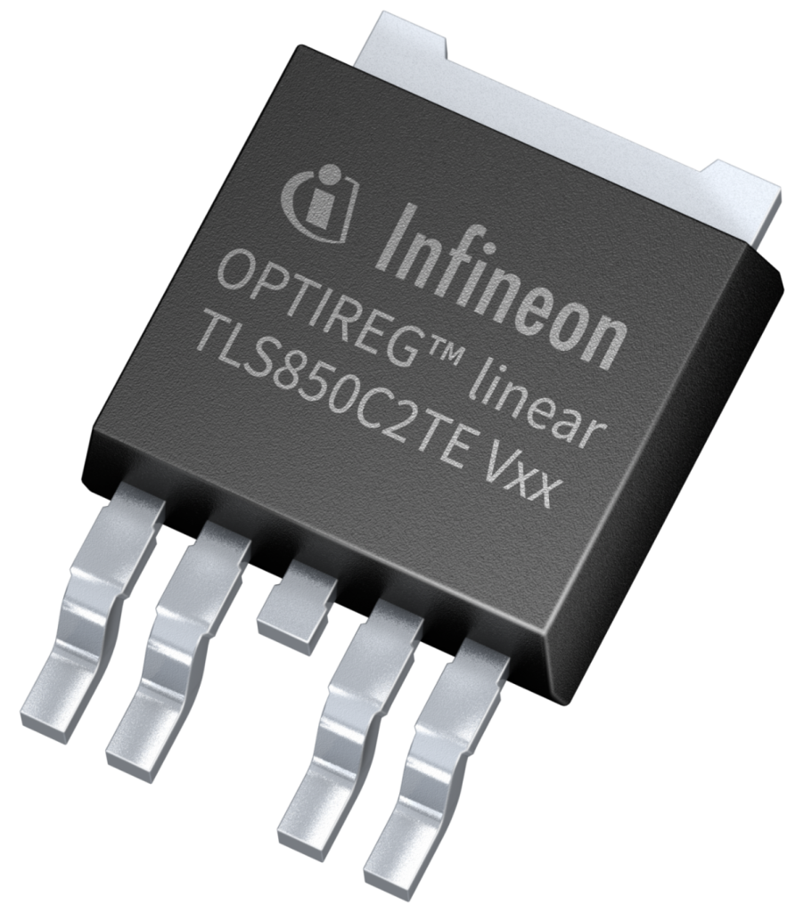 Infineon OPTIREG™ TLS850C2TE V50 & V33 linear voltage regulators