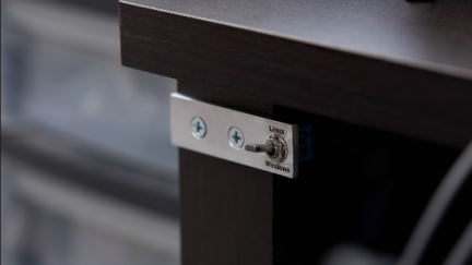 Linux and Windows Hardware boot selection switch