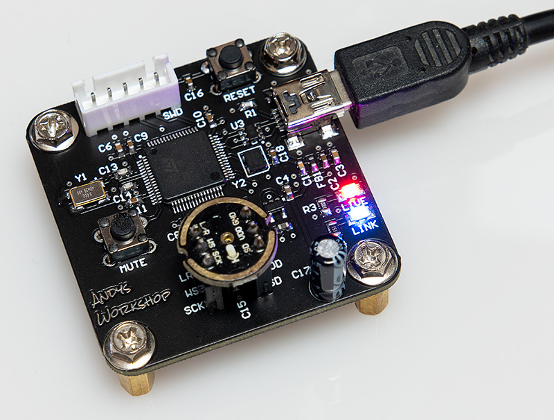 I2S USB Microphone using STM32 and MEMS Microphone