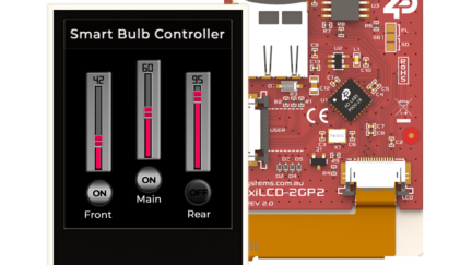 pixxiLCD-20P2 is a 2.0″, 176×220 pixel, slim Intelligent Display Module with embedded PIXXI-28 processor