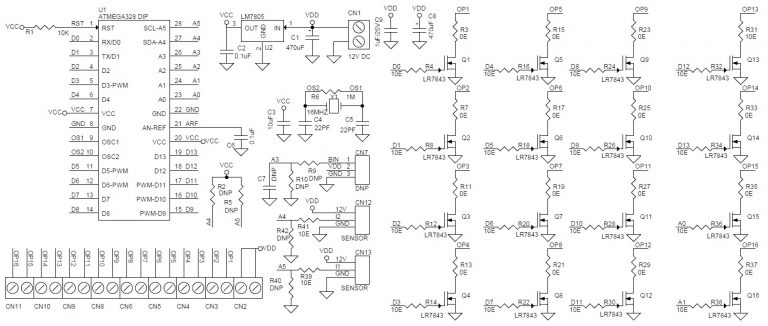 Automatic LED Stairway Lighting - Arduino Compatible - Electronics-Lab.com