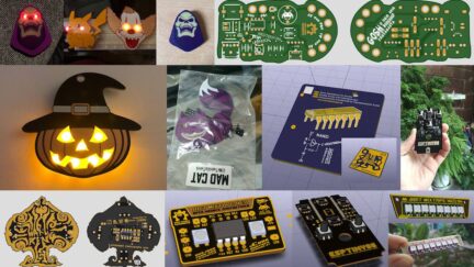 An Inkscape extension for exporting drawings into a KiCad PCB