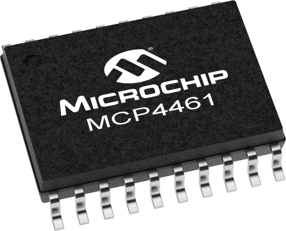 MCP4461 8-Bit Quad digital potentiometers with NVM and I2C