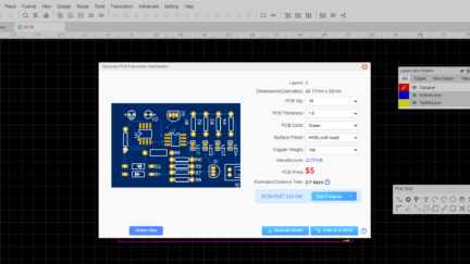 PCB Manufacture and Assembly with JLCPCB in Easier Way
