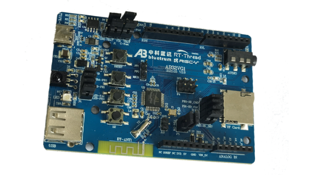 AB32VG1 Development Board Front View