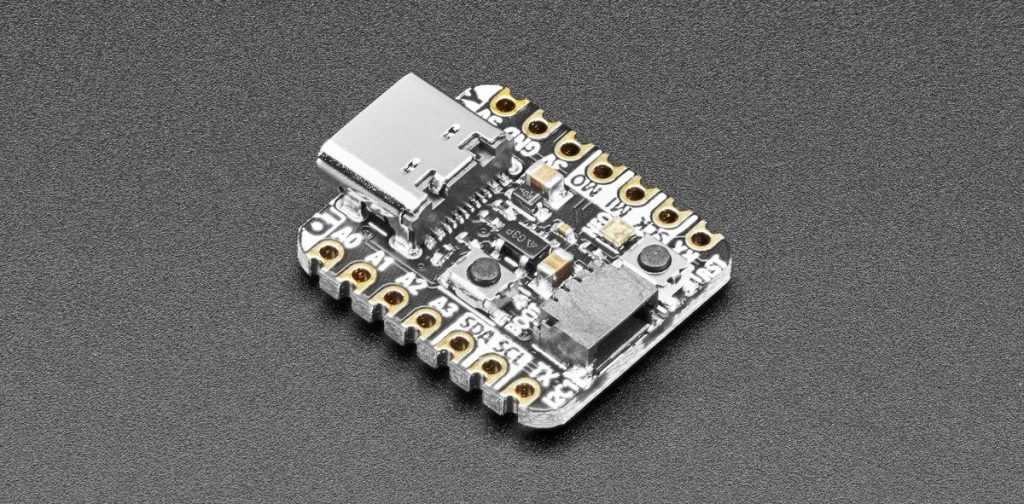 Adafruit QT Py RP2040 Development Board Features Large Storage Memory