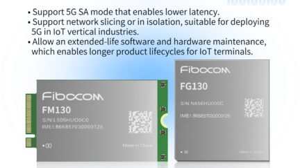 Fibocom Launches 5G Module Series FG130 and FM130 Powered by Qualcomm 315 5G IoT Modem in MWC 2021