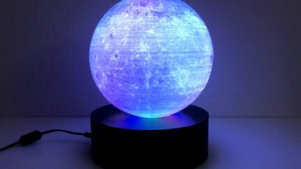 3D Printed Moon Lithophane Lamp