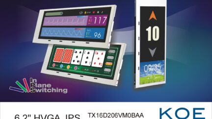 Wide aspect ratio display delivers excellent colour performance