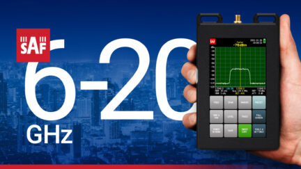 The World’s First Handheld Microwave Spectrum Analyzer