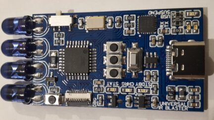 Arduino Compatible programmable universal IR blaster