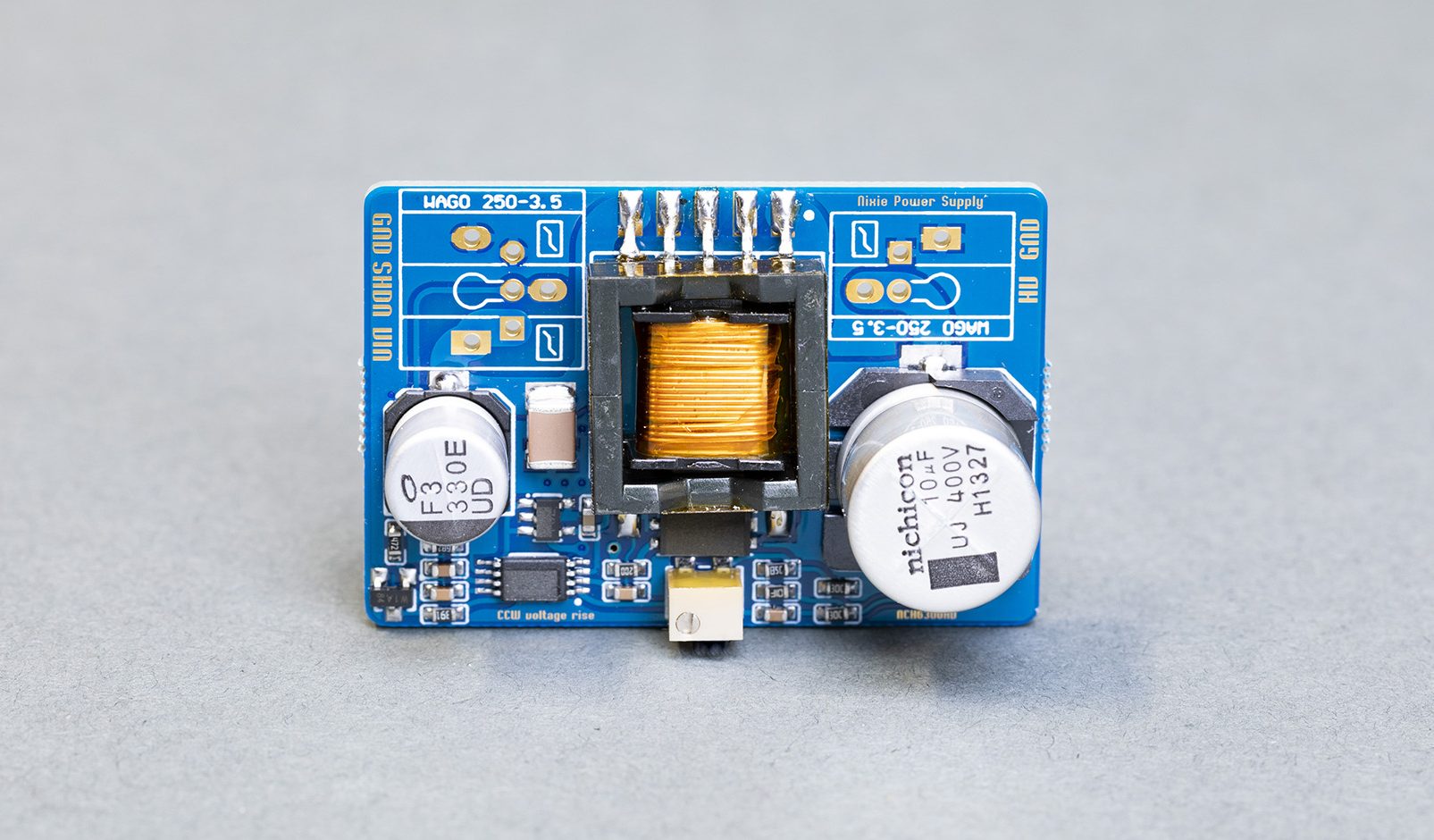 NCH6300HV high voltage DC-DC power booster for nixie displays NCH6300HV high voltage DC-DC power booster for nixie displays