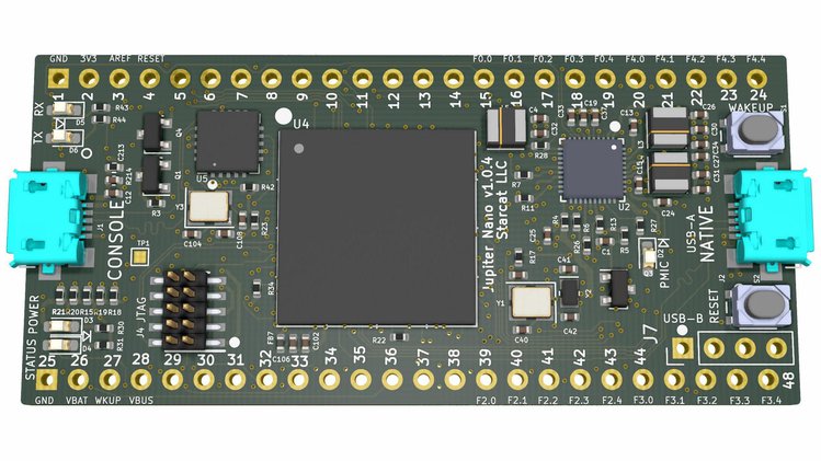 Jupiter Nano – Tiny, high-performance computer that runs Linux, or the NuttX real-time operating system