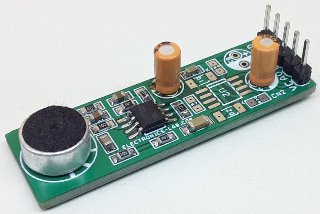 Microphone Preamplifier – Sound Sensor