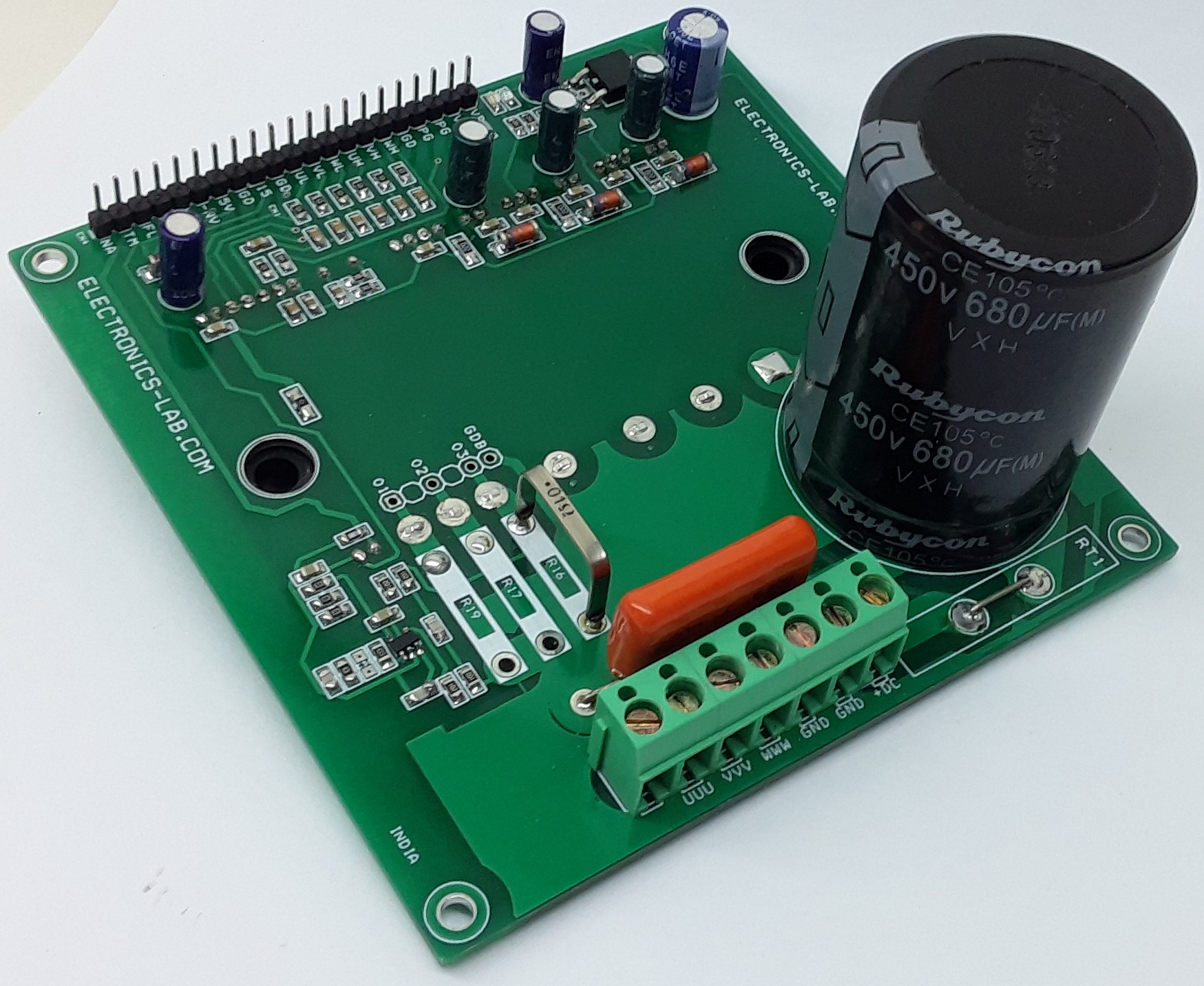 600V – 30A IPM Module Carrier Board for Variable Frequency Drive (VFD)