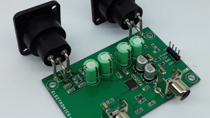 Stereo Balanced to Unbalanced Audio Converter