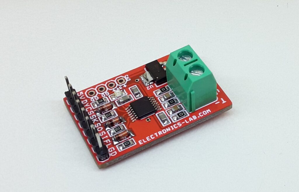 Precision Thermocouple Amplifier (Thermocouple to Digital Converter with Linearization – SPI Interface)