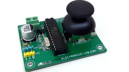 Joystick Controlled 2 x RC Servo motors – Arduino Compatible