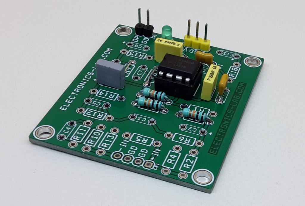 Universal OpAmp Board for DIP8 Package