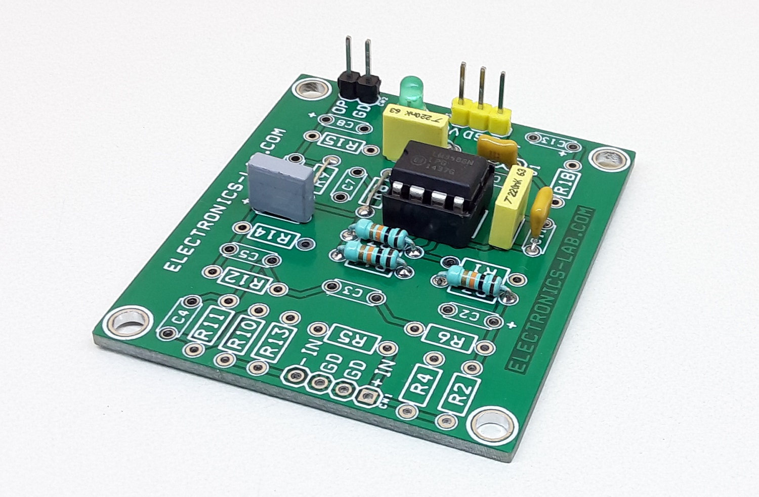 Universal Op-Amp Board for DIP-8 Package