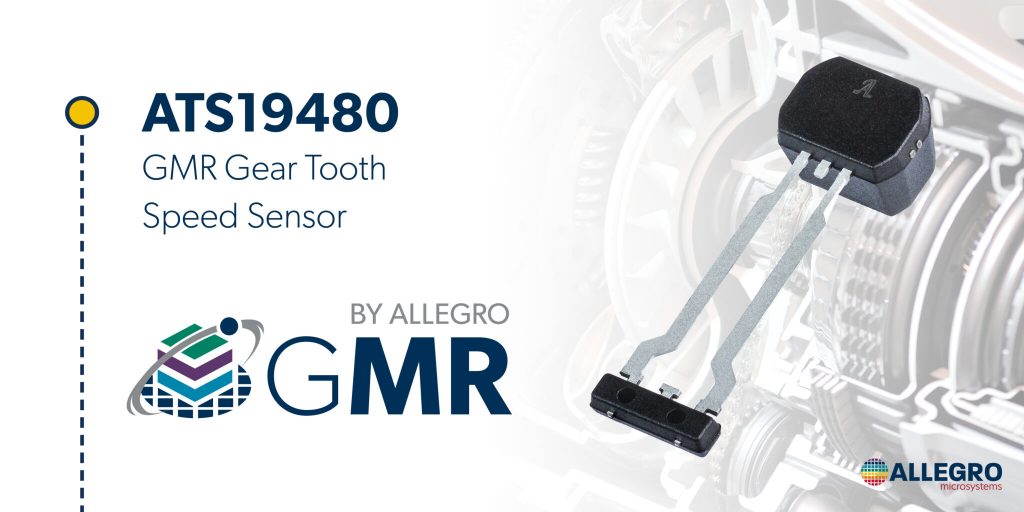 Allegro’s new GMR gear tooth speed sensor