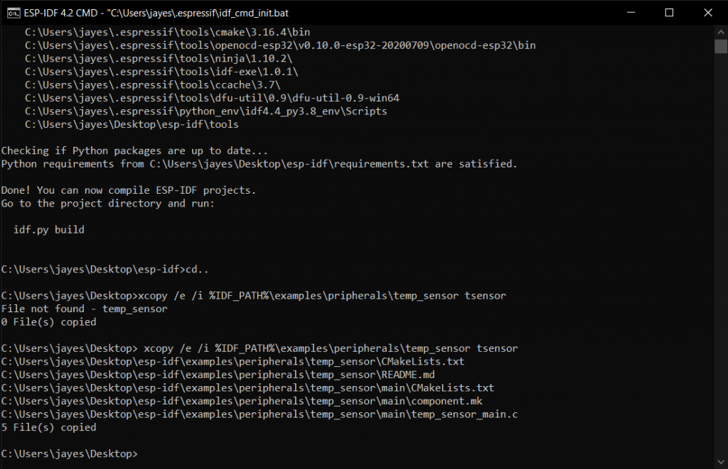 Copy Temperature Sensor Folder