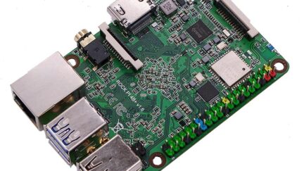 Rock Pi 4 Plus SBC Features Rockchip OP1 Processor and eMMC Storage with Twister OS Armbian
