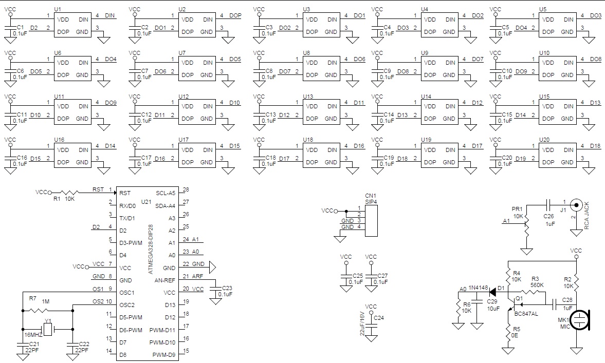 Sound to Colour Light Effects – Arduino Compatible - Electronics-Lab.com