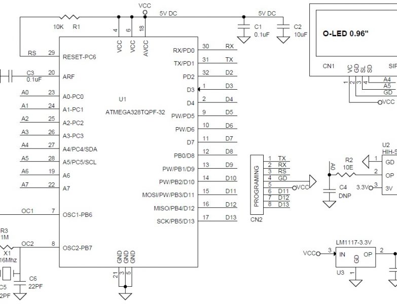 Humidity Meter Using OLED Display – Arduino Compatible