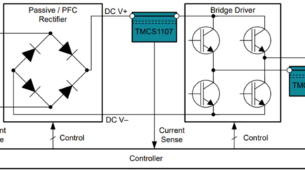 Texas Instruments TMCS1107 Hall-Effect Current Sensor is galvanically isolated