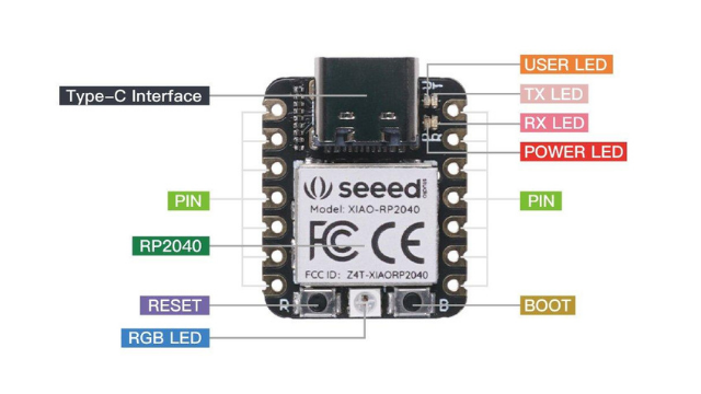 XIAO RP2040 Front View