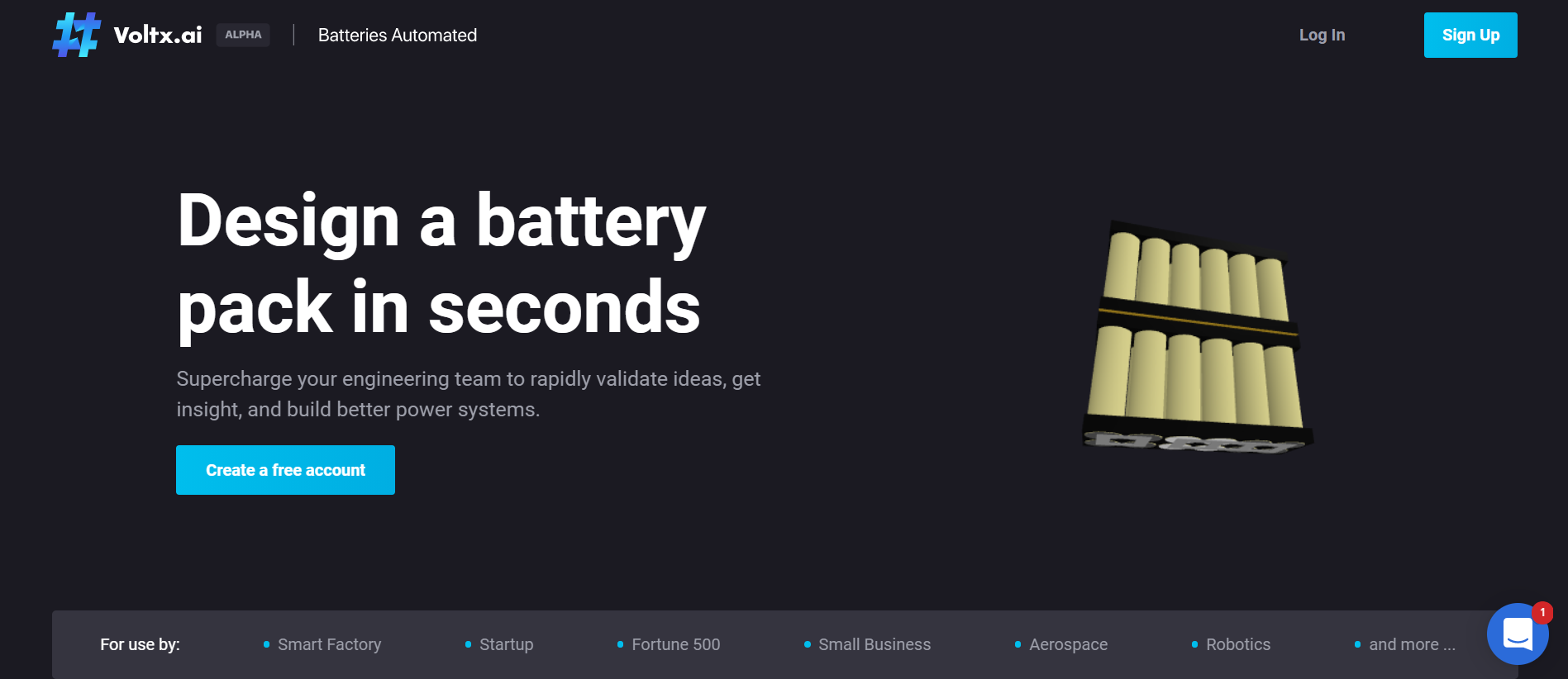 Voltx.ai – AI-Based Rapid Battery Pack Design Service