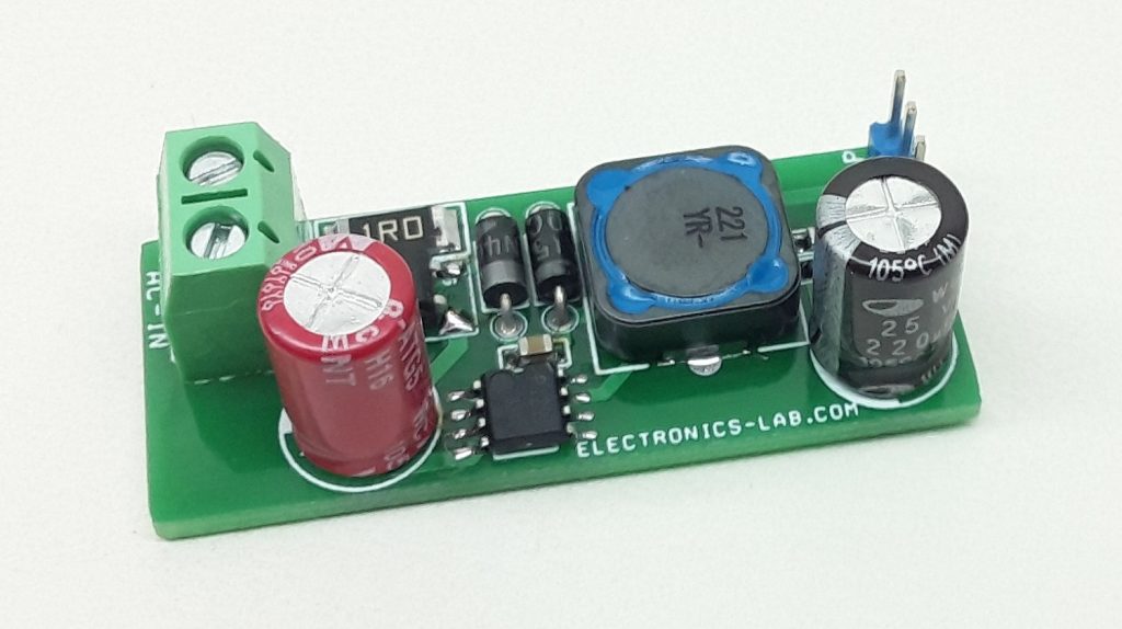 230V AC Input – 12V Output DC Converter, Non-Isolated Buck Converter