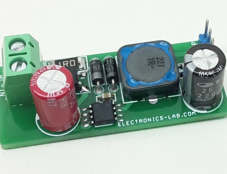 230V AC Input – 12V Output DC Converter, Non-Isolated Buck Converter