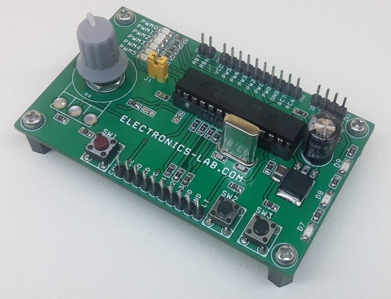 Development board for Brushless Motor, DC Brushed Motor, AC Motors (Pre-Driver)