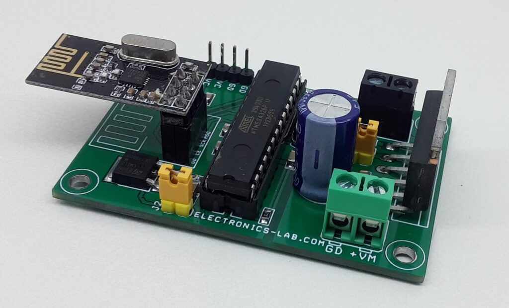 DC Motor Speed, Direction and Brake Control with NRF24L01 RF Module – Arduino Compatible