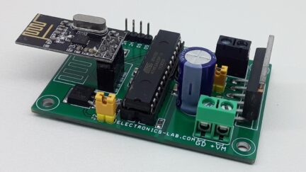 DC Motor Speed, Direction and Brake Control with NRF24L01 RF Module – Arduino Compatible