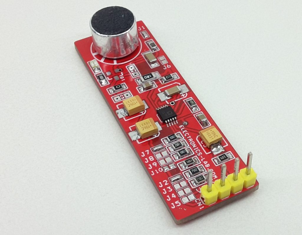 Low Voltage Microphone Preamplifier with Variable Compression and Noise