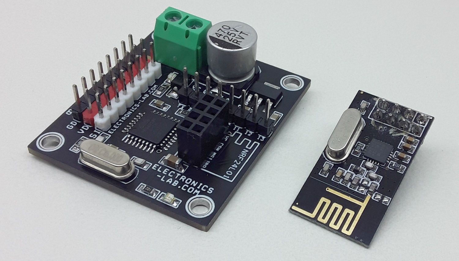 I made my own NRF24L01 module 