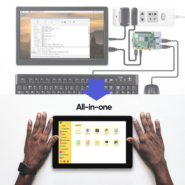 Convert your Raspberry Pi in an Open Source tablet with the RasPad 3